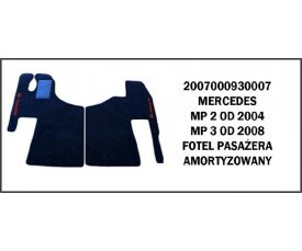Коврики ворсовые MERCEDES ACTROS MP 2 от 2004, MP 3 от 2008, сиденье пассажира амортизируется 1942 Коврики ворсовые MERCEDES ACTROS MP 2 от 2004, MP 3 от 2008, сиденье пассажира амортизируется 1942